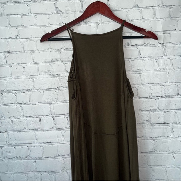 BRAND NWT Cato Long Dark Green Dress size M - Picture 12 of 12